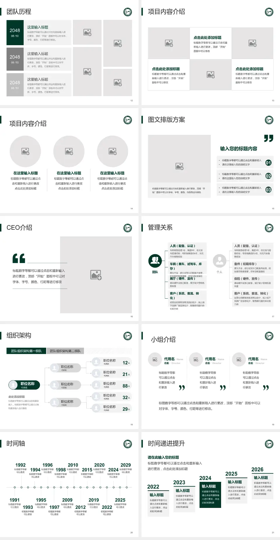 江油市第二人民医院医院管理报告PPT模板4:3格式幻灯片预览图3
