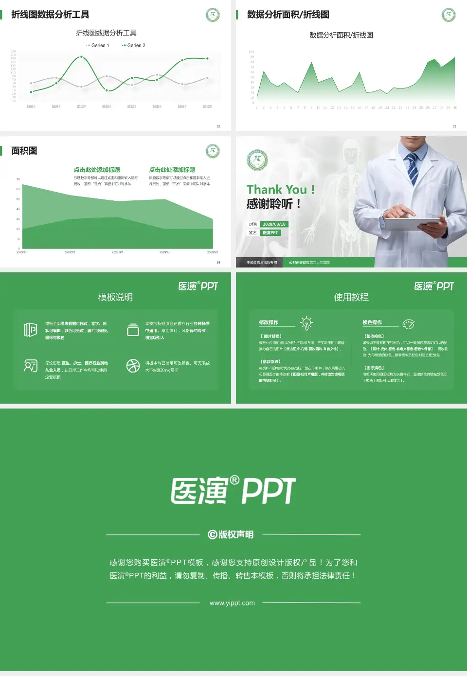 成都市新都区第二人民医院患者教育与指导PPT模板16:9格式幻灯片预览图7