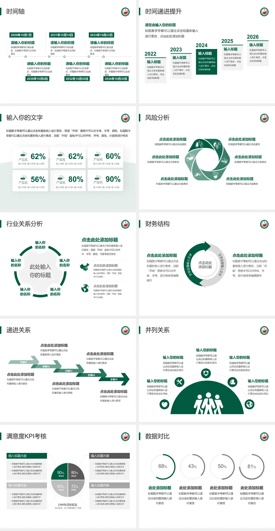 绵竹市中医医院病例分享与讨论PPT模板4:3格式幻灯片预览图3