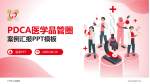 广安市人民医院品管圈PDCA演示专用PPT模板_幻灯片封面预览图