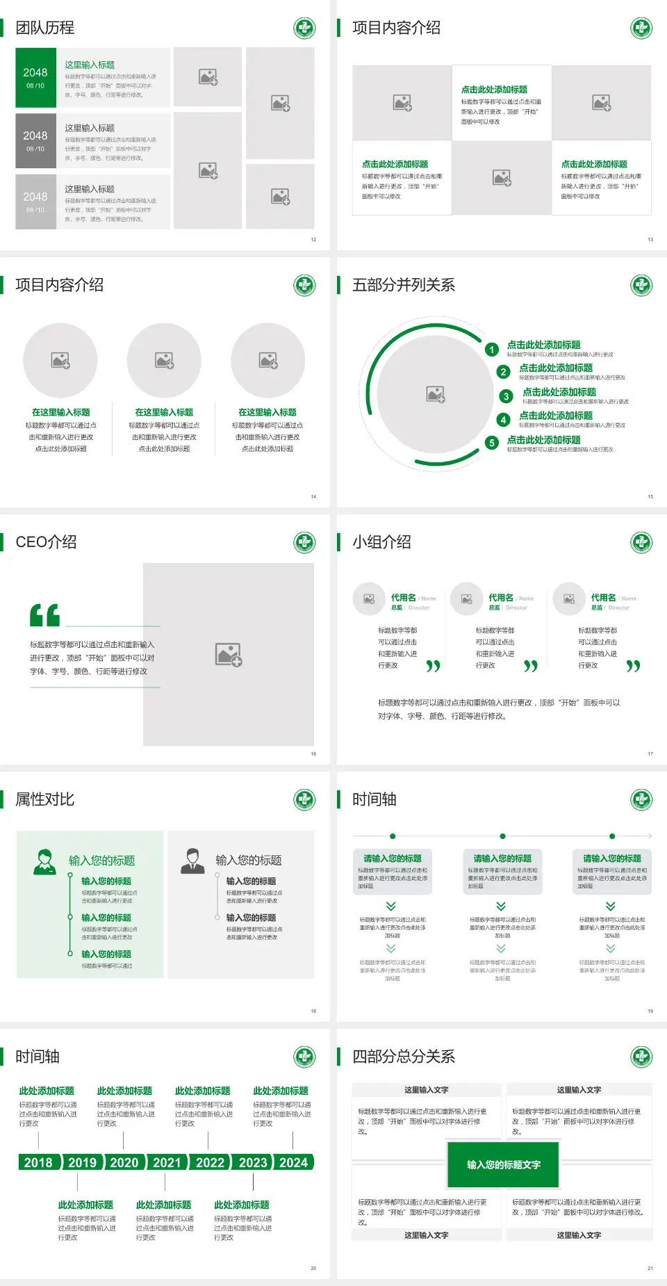 彭州市中医医院牡丹新城院区科研成果展示PPT模板4:3格式幻灯片预览图3