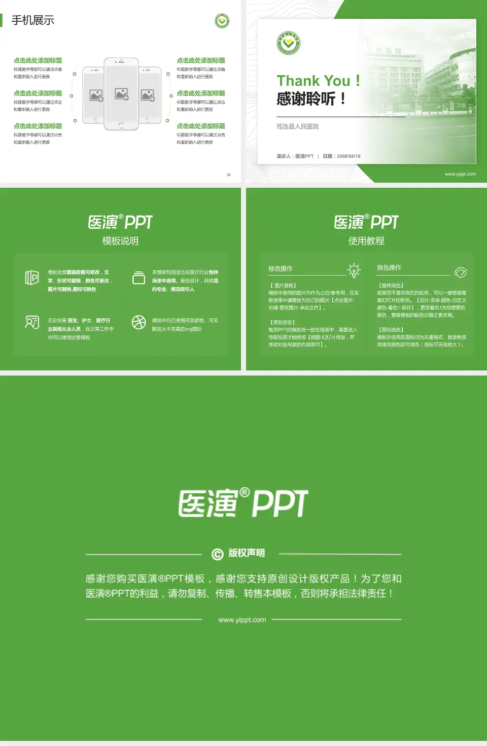 筠连县人民医院医院管理报告PPT模板4:3格式幻灯片预览图7