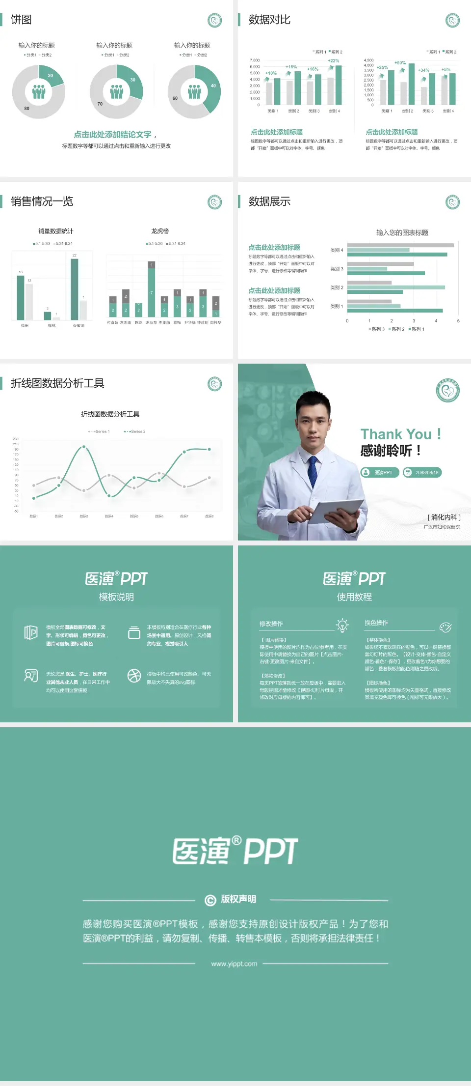 广汉市妇幼保健院病例分享与讨论PPT模板4:3格式幻灯片预览图4