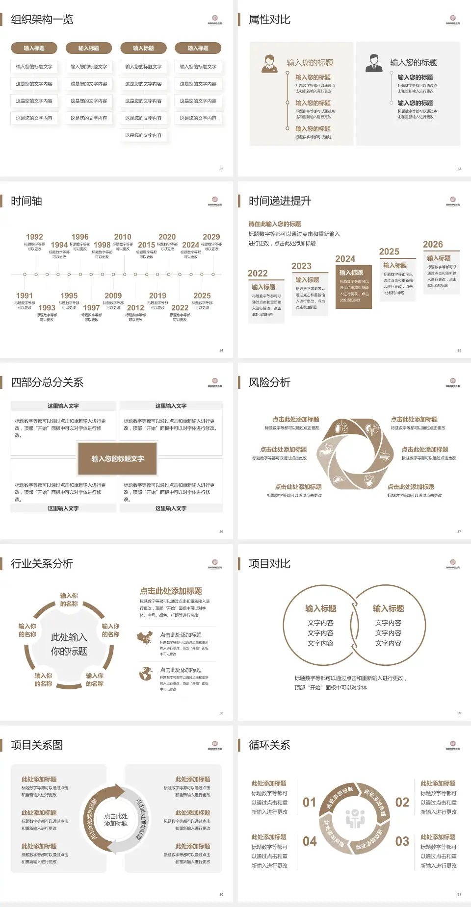自贡市中医医院医疗行业比赛专用PPT模板4:3格式幻灯片预览图4