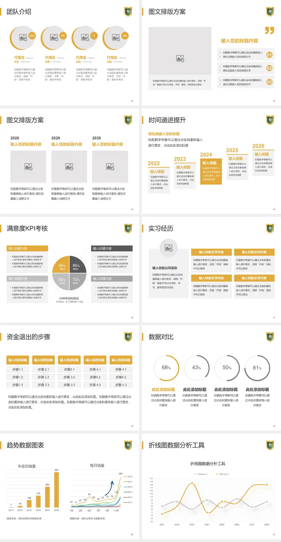 成都市第八人民医院培训与教育PPT模板4:3格式幻灯片预览图3