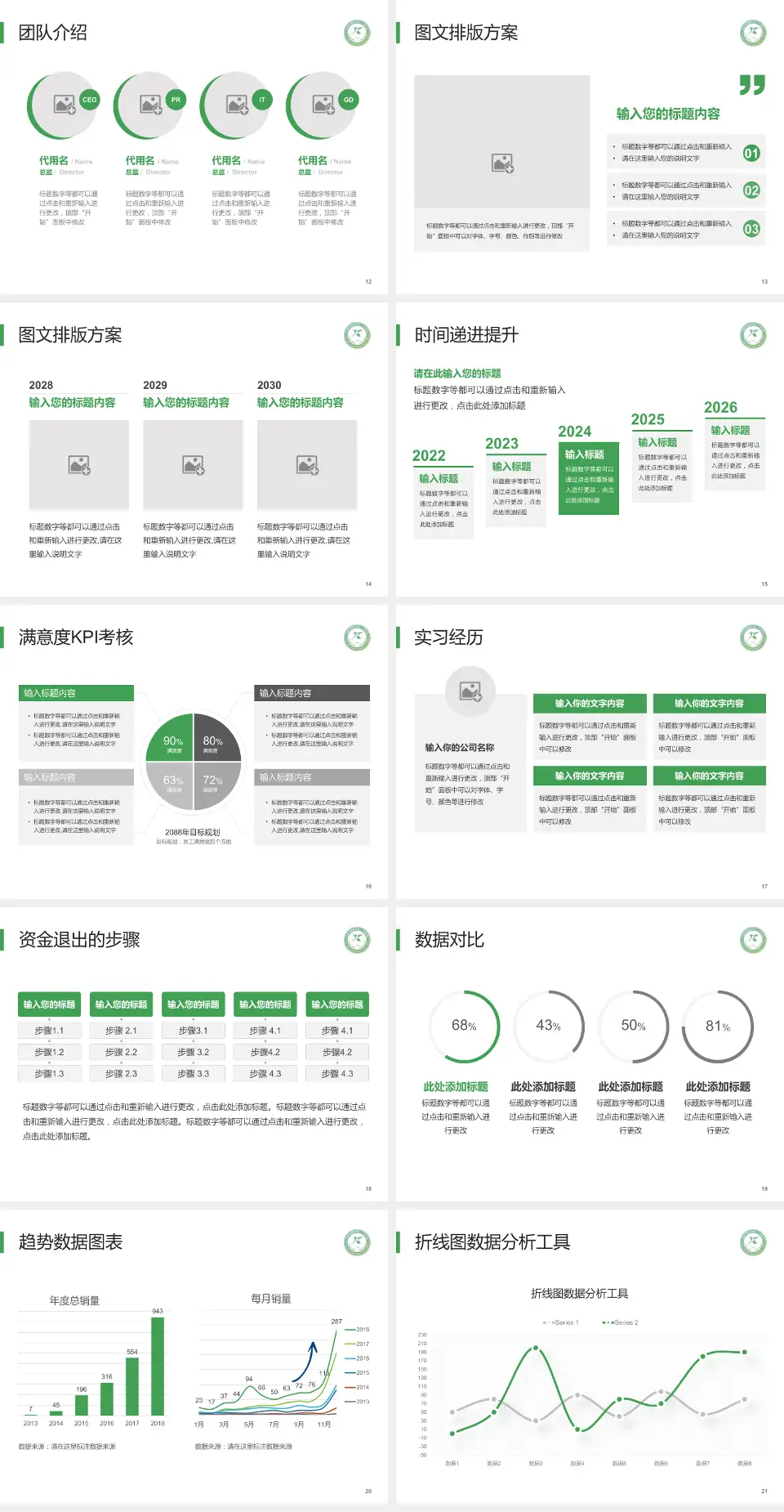 成都市新都区第二人民医院培训与教育PPT模板4:3格式幻灯片预览图3