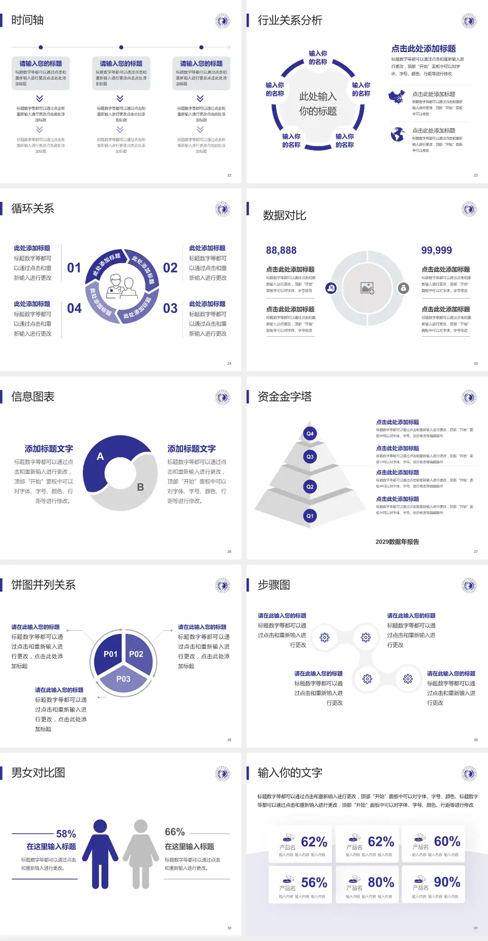 成都市中西医结合医院北区医院管理报告PPT模板4:3格式幻灯片预览图4
