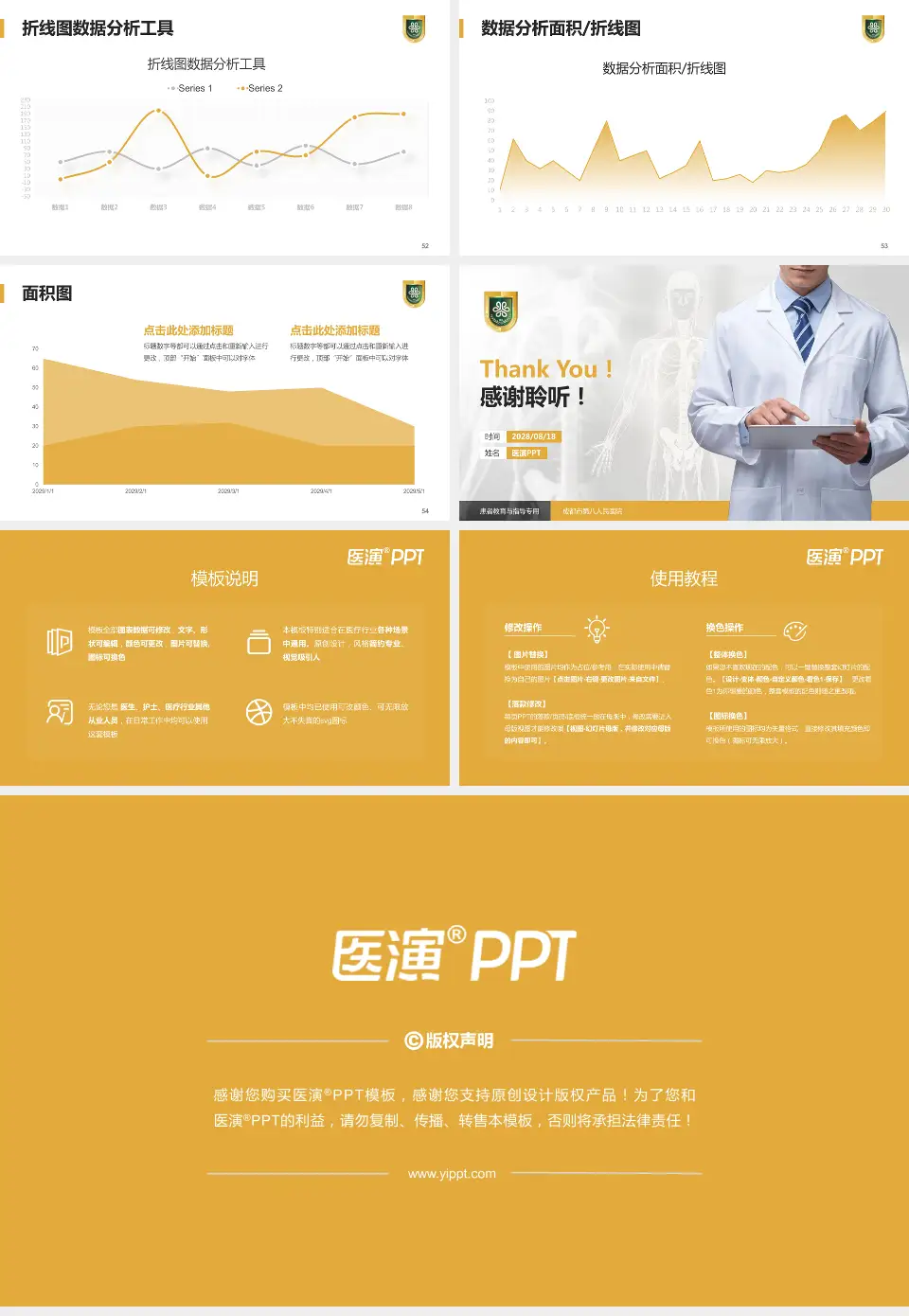 成都市第八人民医院患者教育与指导PPT模板16:9格式幻灯片预览图7