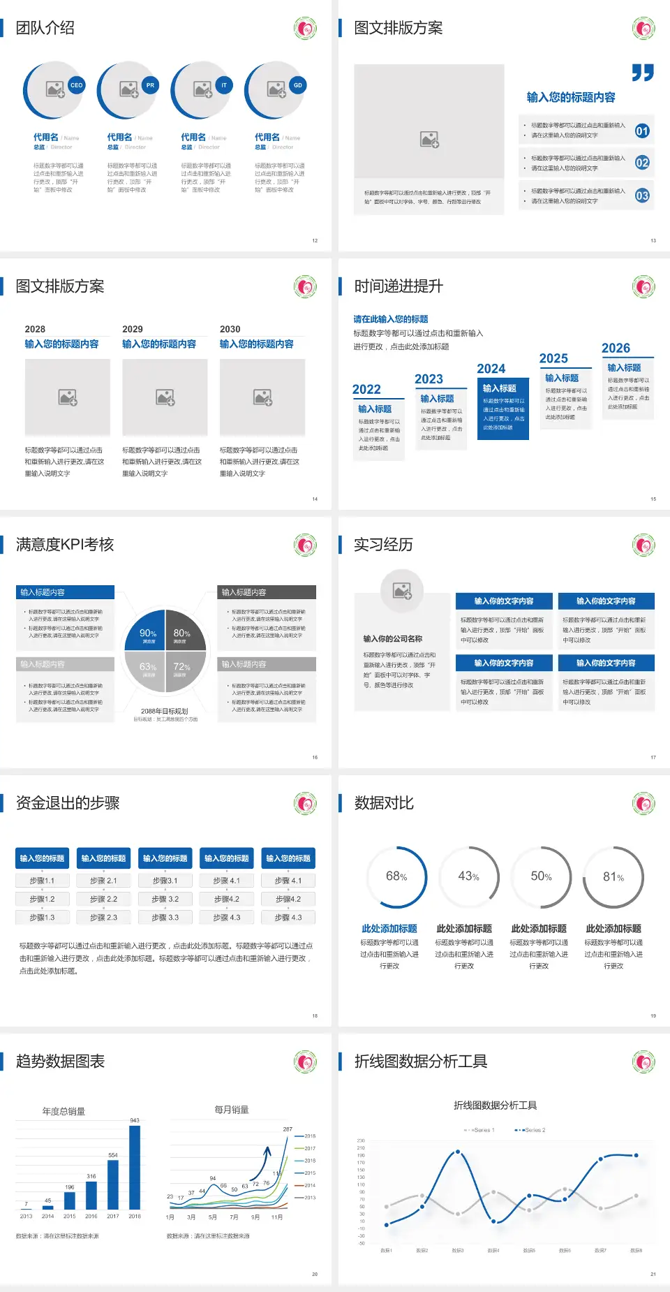 成都肛肠专科医院培训与教育PPT模板4:3格式幻灯片预览图3