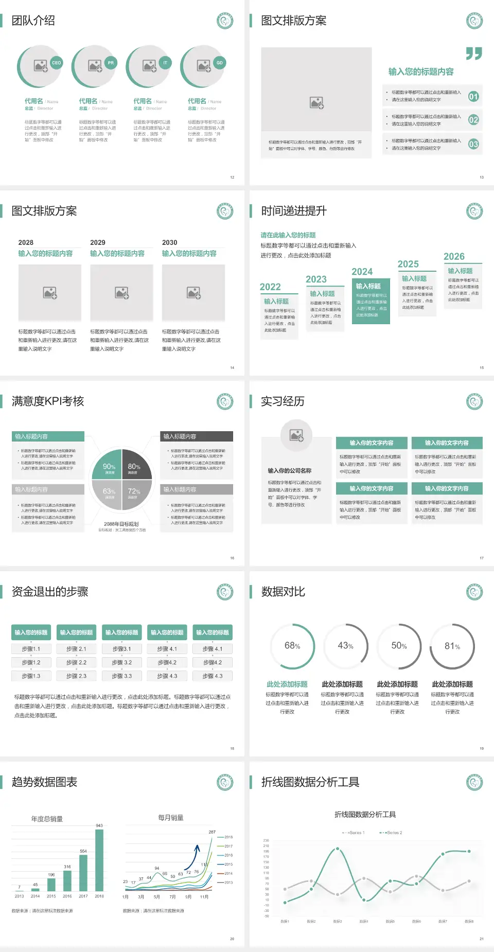 广汉市妇幼保健院培训与教育PPT模板4:3格式幻灯片预览图3