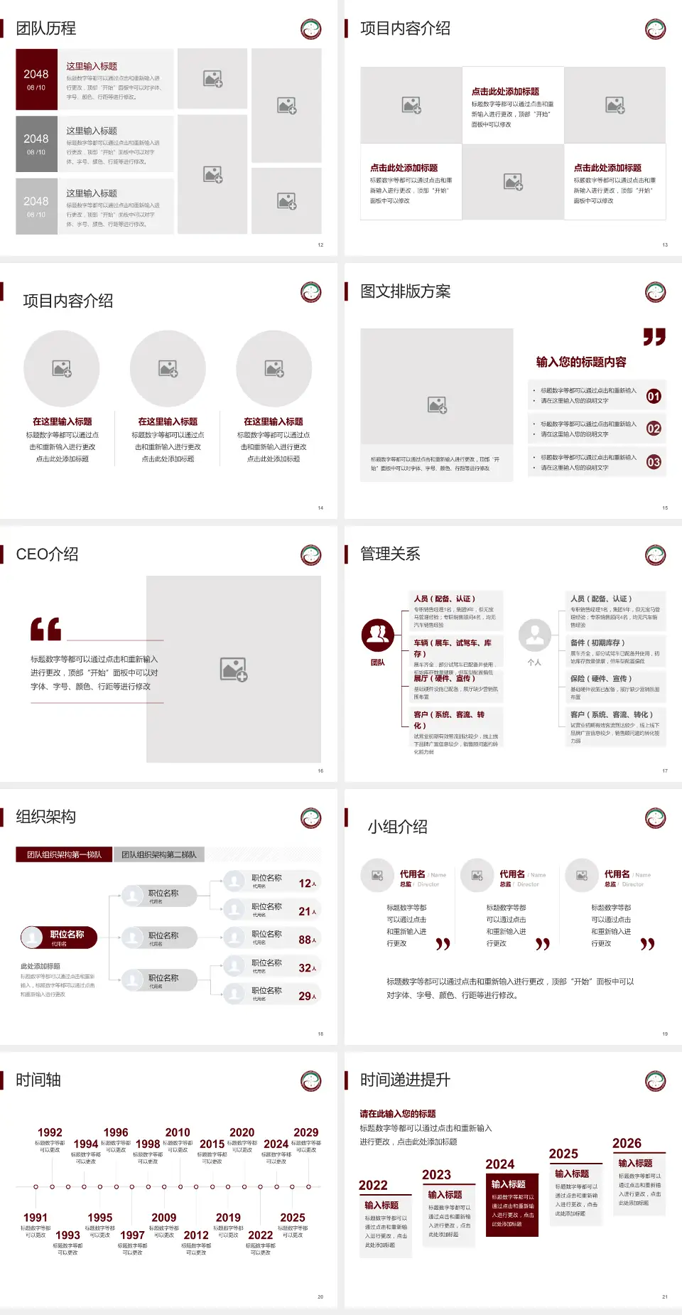 泸州市中医医院（大山坪院区）医院管理报告PPT模板4:3格式幻灯片预览图3