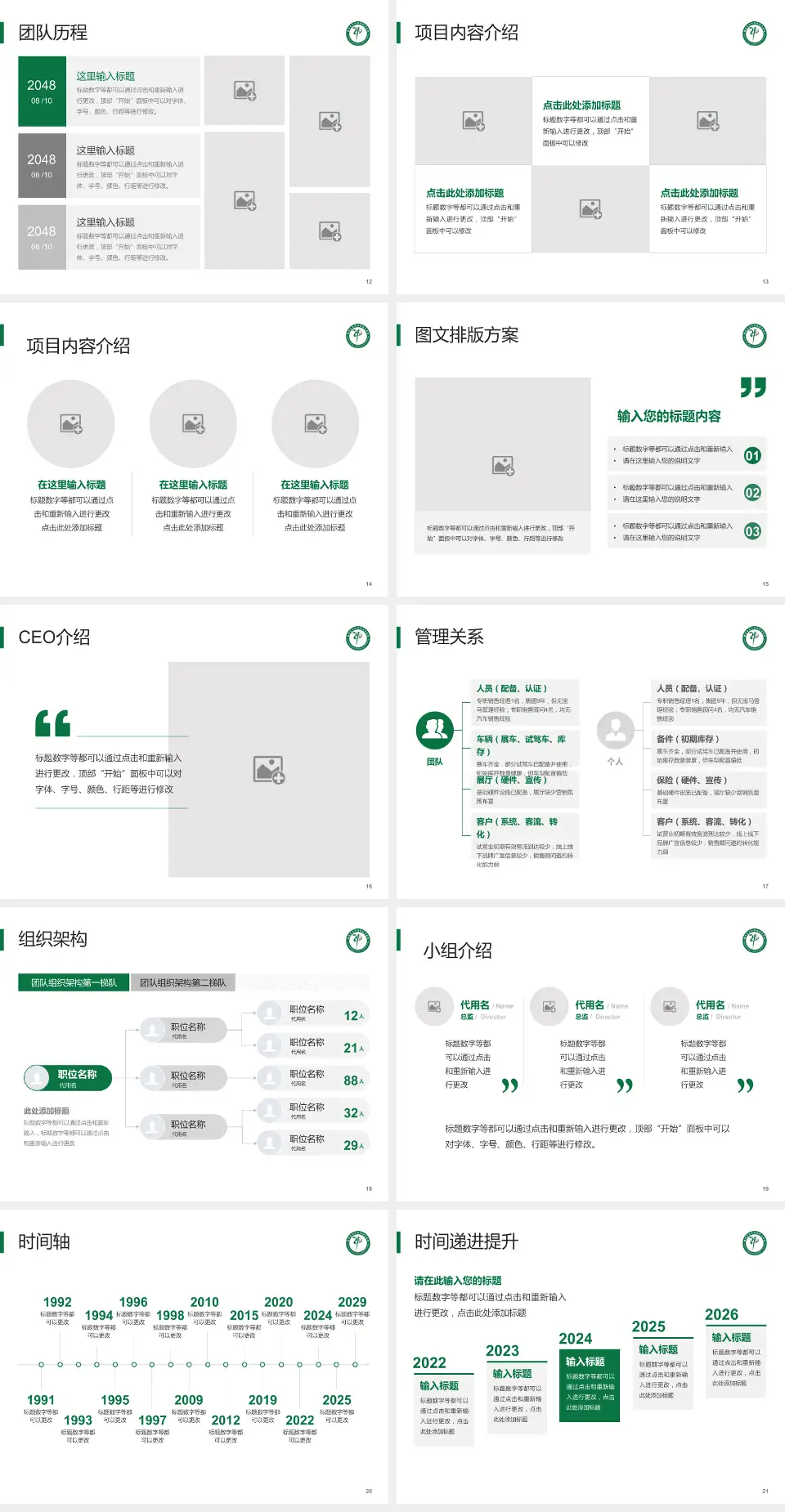 攀枝花学院附属医院医院管理报告PPT模板4:3格式幻灯片预览图3