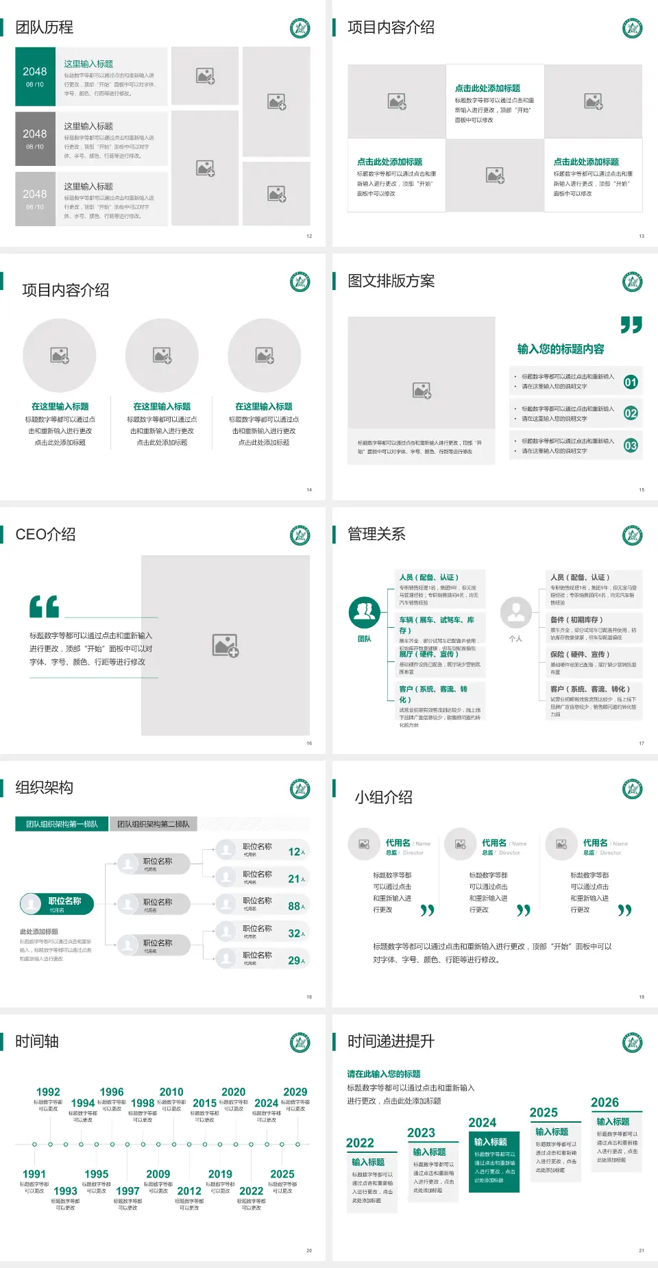 自贡市第一人民医院医院管理报告PPT模板4:3格式幻灯片预览图3