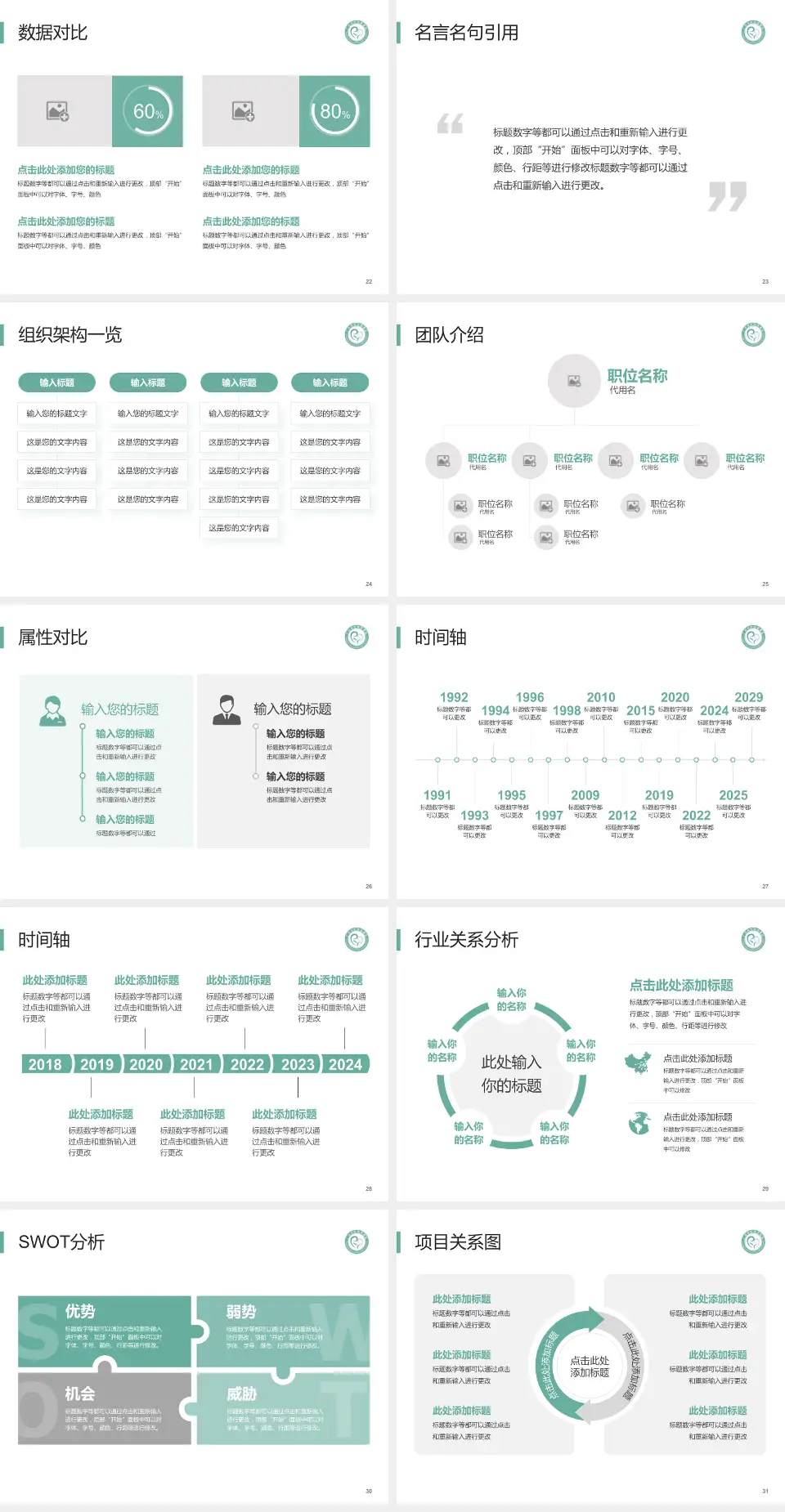 广汉市妇幼保健院医院简介/日常通用PPT模板4:3格式幻灯片预览图4