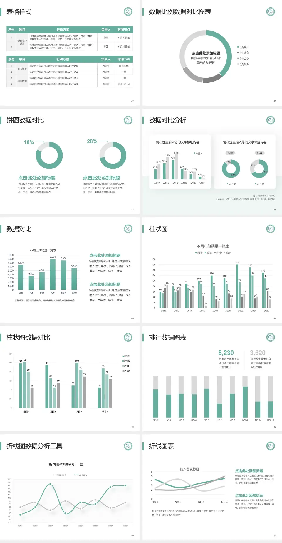 广汉市妇幼保健院医院简介/日常通用PPT模板4:3格式幻灯片预览图6