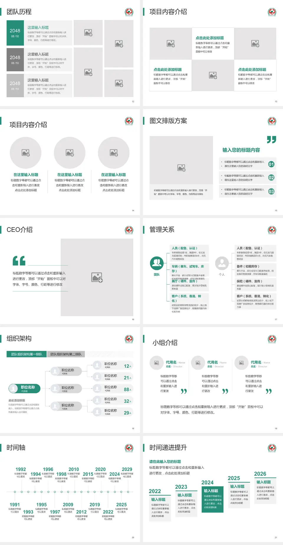 攀枝花市第三人民医院医院管理报告PPT模板4:3格式幻灯片预览图3