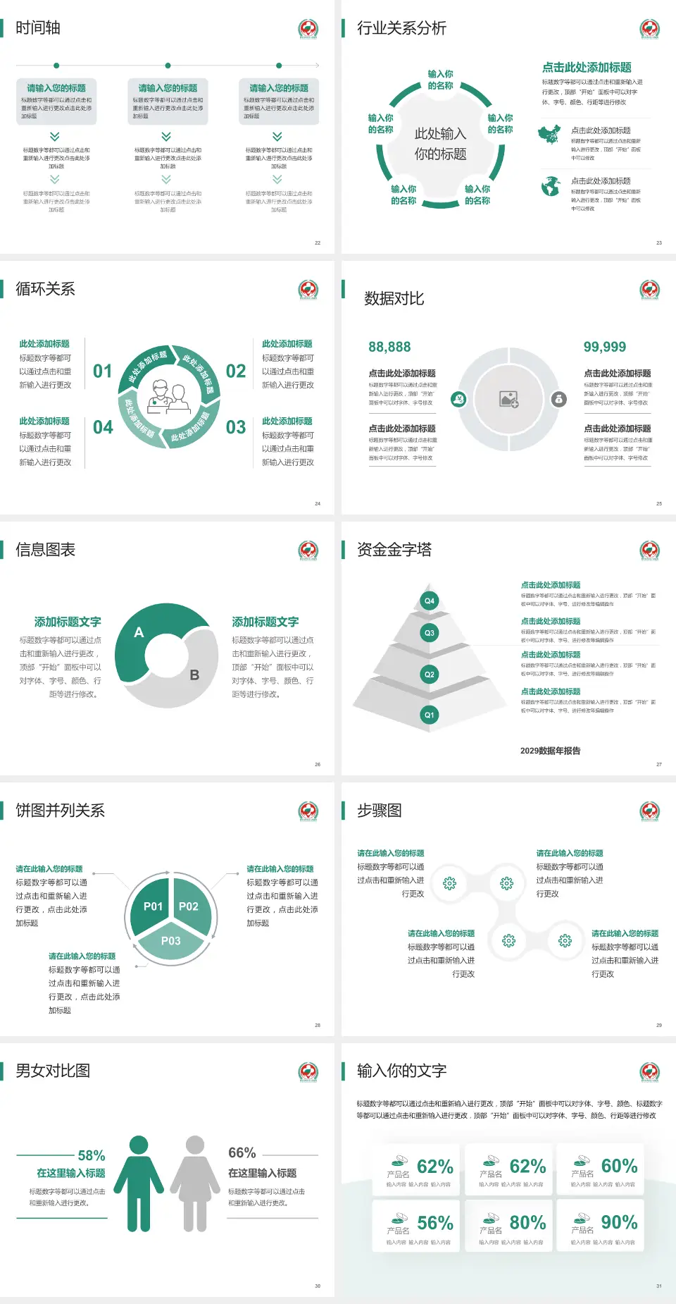 攀枝花市第三人民医院医院管理报告PPT模板4:3格式幻灯片预览图4