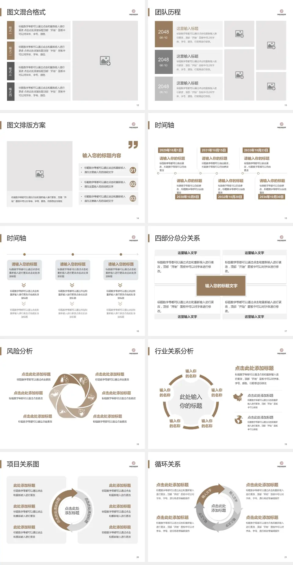 自贡市中医医院项目申请与汇报PPT模板4:3格式幻灯片预览图3