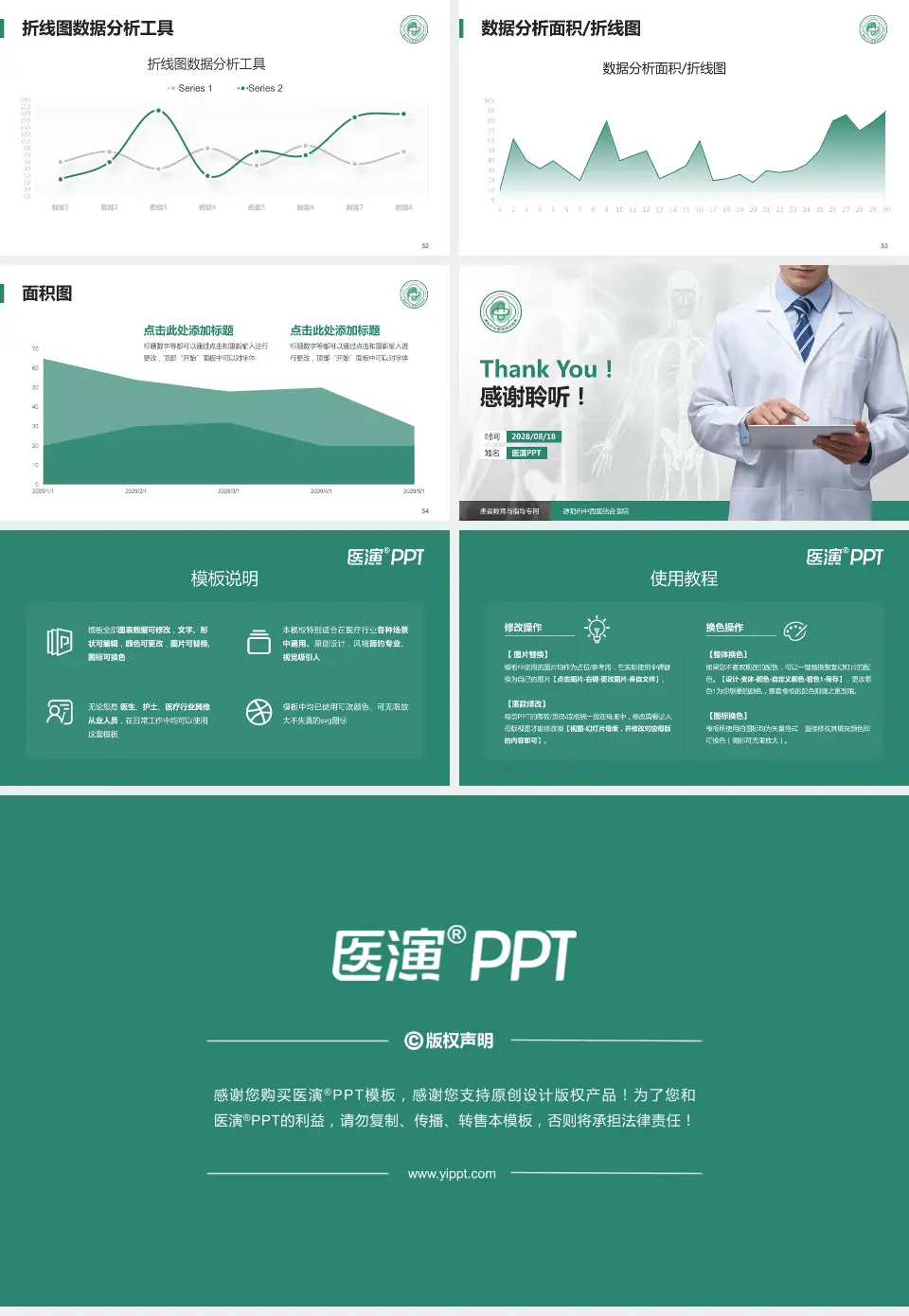 德阳市中西医结合医院患者教育与指导PPT模板16:9格式幻灯片预览图7