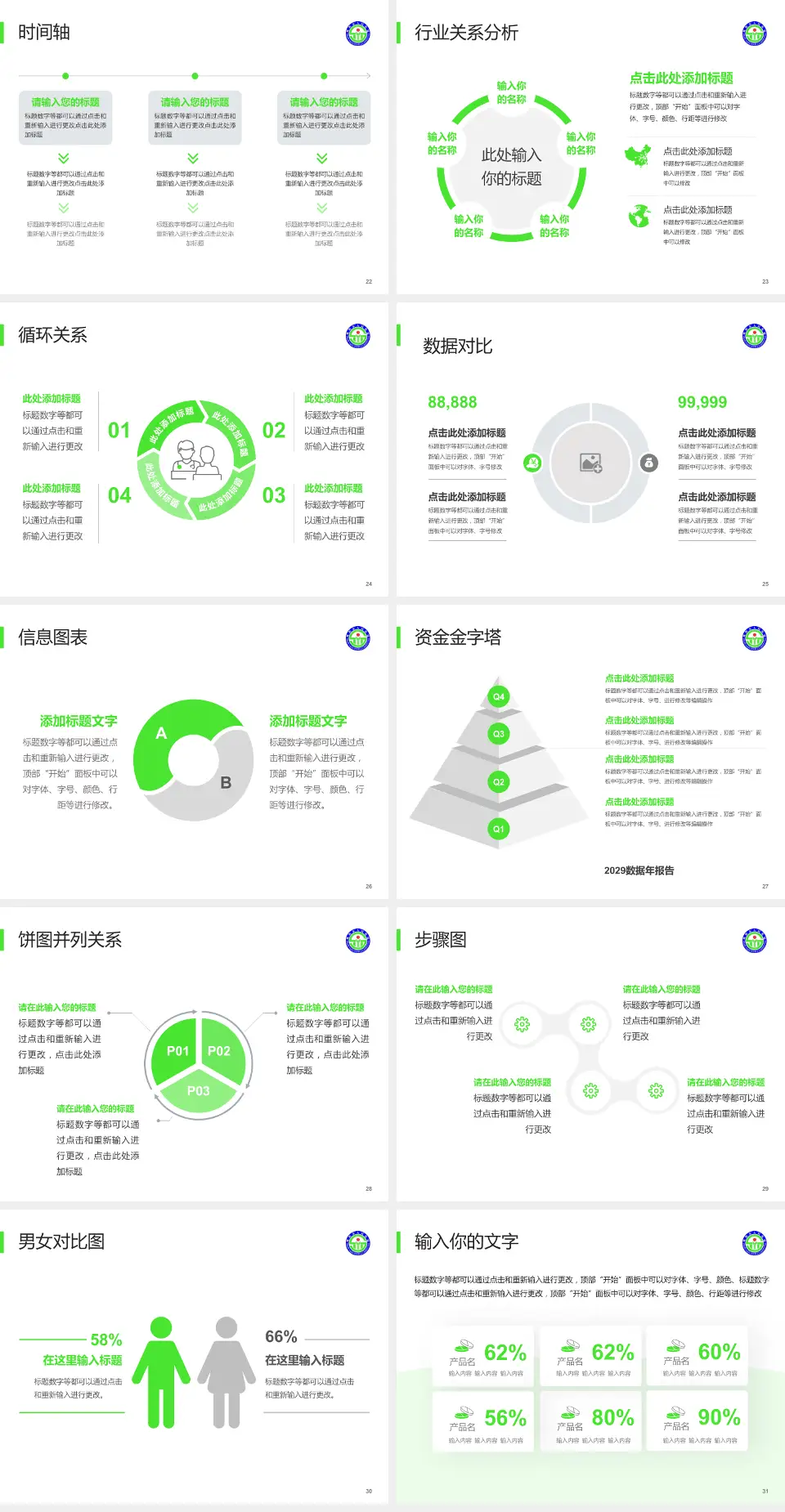 绵阳市人民医院医院管理报告PPT模板4:3格式幻灯片预览图4