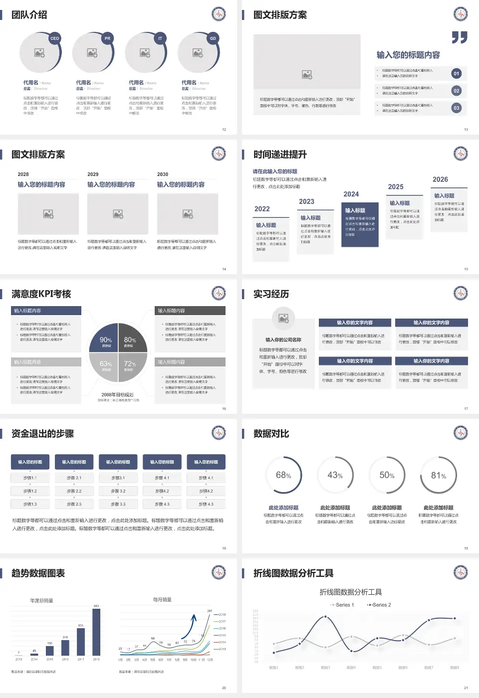 乐至县人民医院培训与教育PPT模板16:9格式幻灯片预览图3