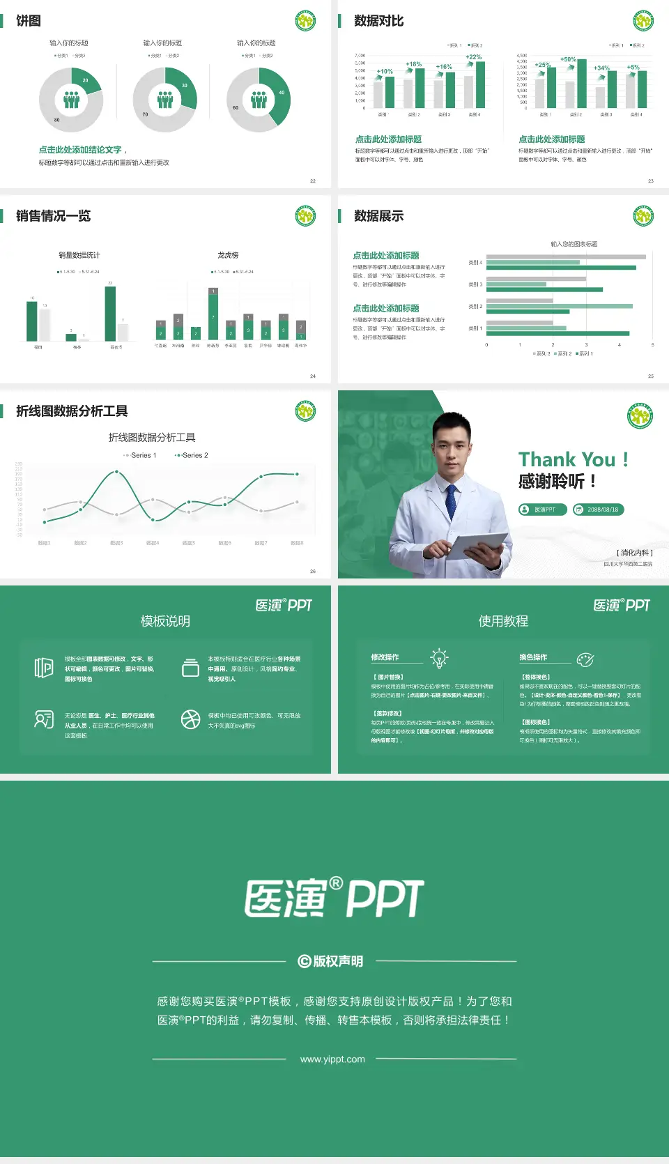四川大学华西第二医院病例分享与讨论PPT模板16:9格式幻灯片预览图4
