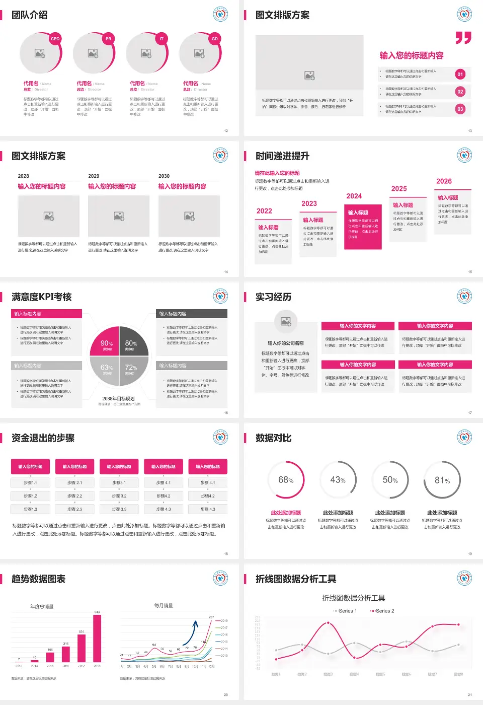 南江县妇幼保健院培训与教育PPT模板16:9格式幻灯片预览图3