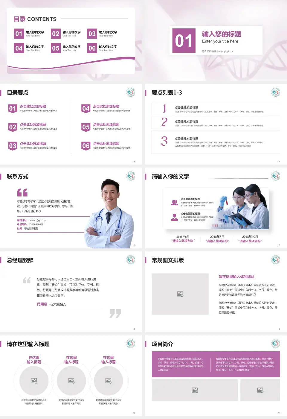 富顺县妇幼保健院项目申请与汇报PPT模板16:9格式幻灯片预览图2