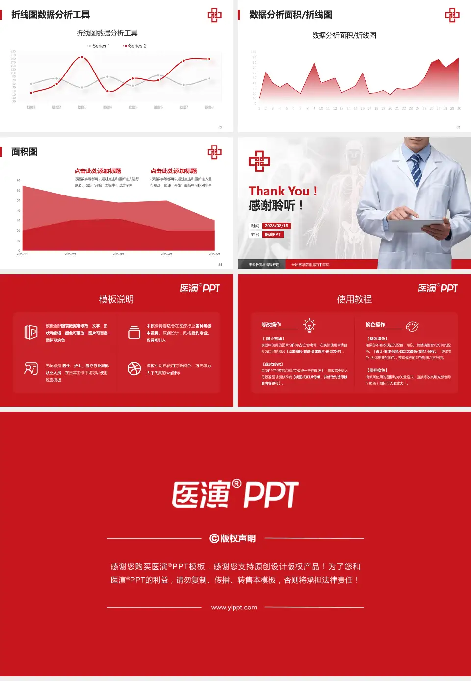 长治医学院附属和平医院患者教育与指导PPT模板16:9格式幻灯片预览图7