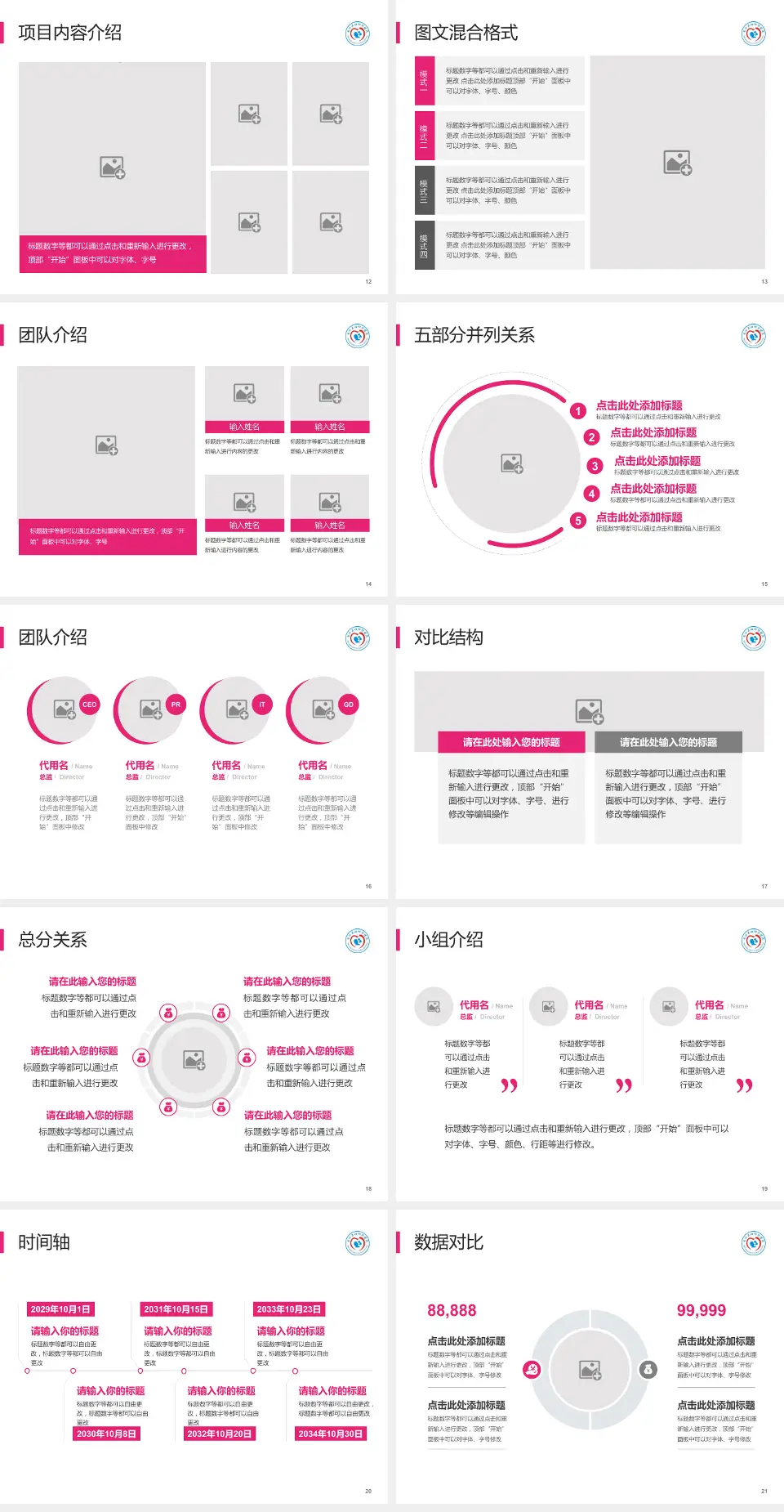 南江县妇幼保健院医疗知识普及PPT模板4:3格式幻灯片预览图3
