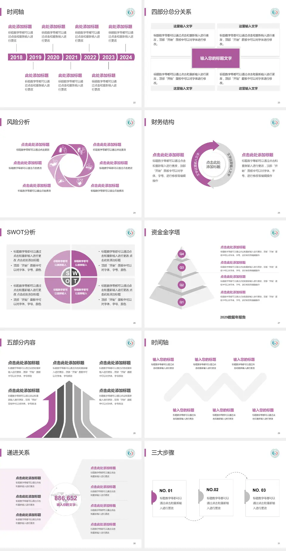 富顺县妇幼保健院患者教育与指导PPT模板4:3格式幻灯片预览图4