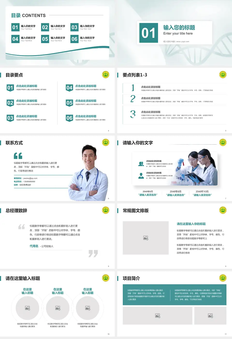 南充市高坪区人民医院项目申请与汇报PPT模板16:9格式幻灯片预览图2