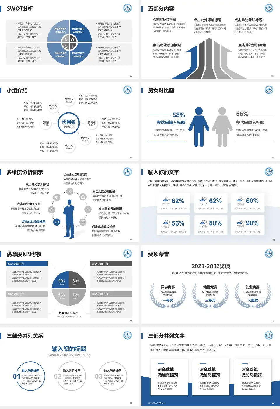 古蔺县人民医院医疗行业比赛专用PPT模板16:9格式幻灯片预览图5