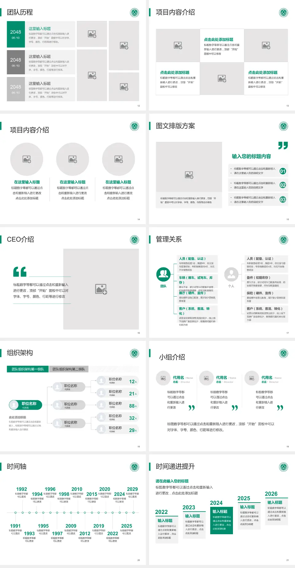 内江市中医医院医院管理报告PPT模板4:3格式幻灯片预览图3