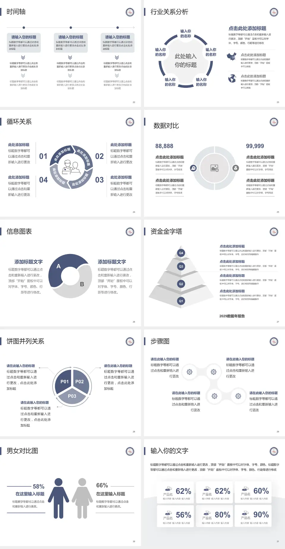 乐至县人民医院医院管理报告PPT模板4:3格式幻灯片预览图4
