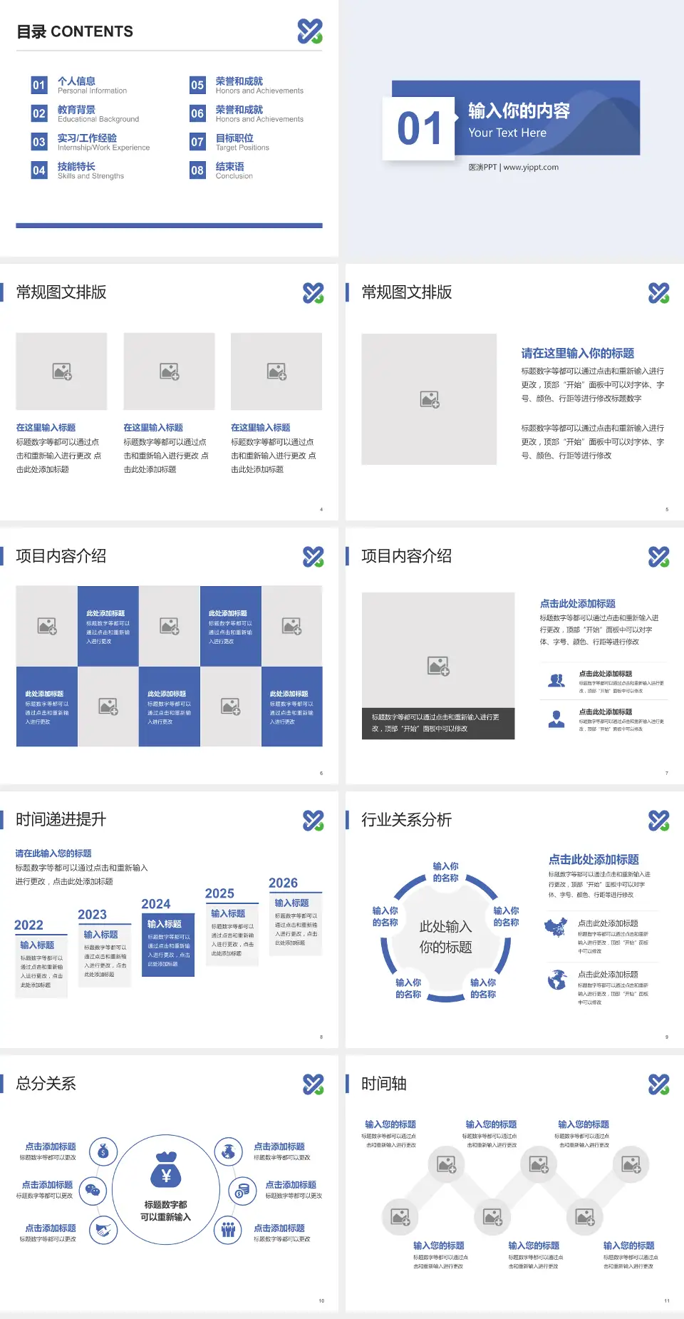 南充市身心医院财务与预算报告PPT模板4:3格式幻灯片预览图2