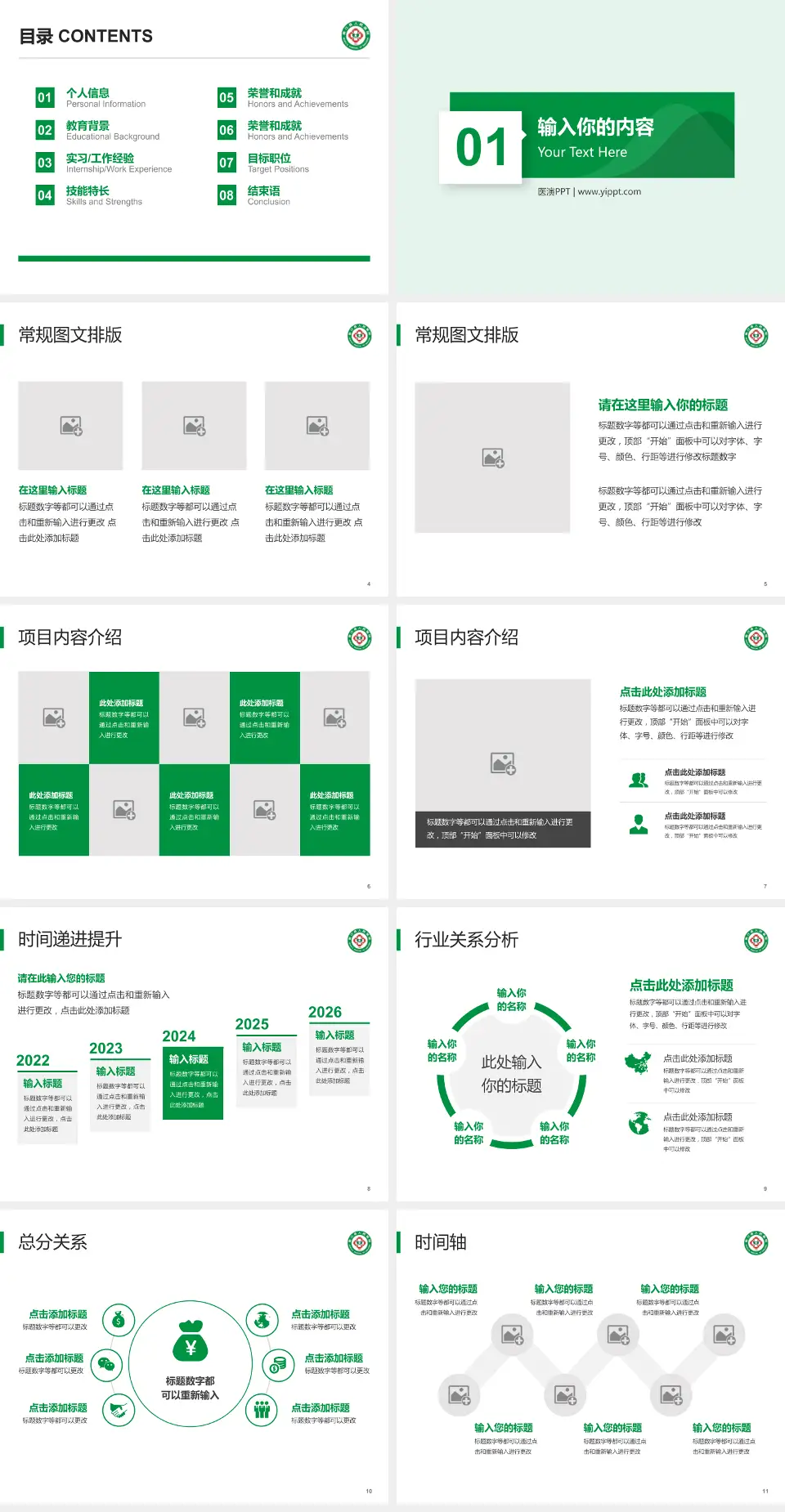 南江县人民医院财务与预算报告PPT模板4:3格式幻灯片预览图2