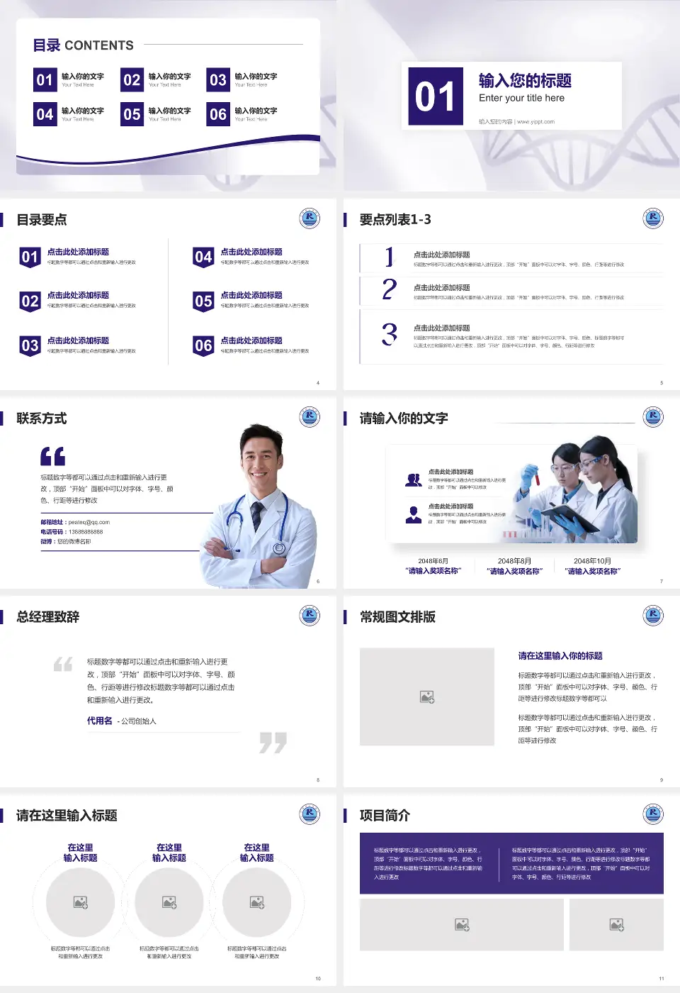 仁寿县人民医院项目申请与汇报PPT模板16:9格式幻灯片预览图2