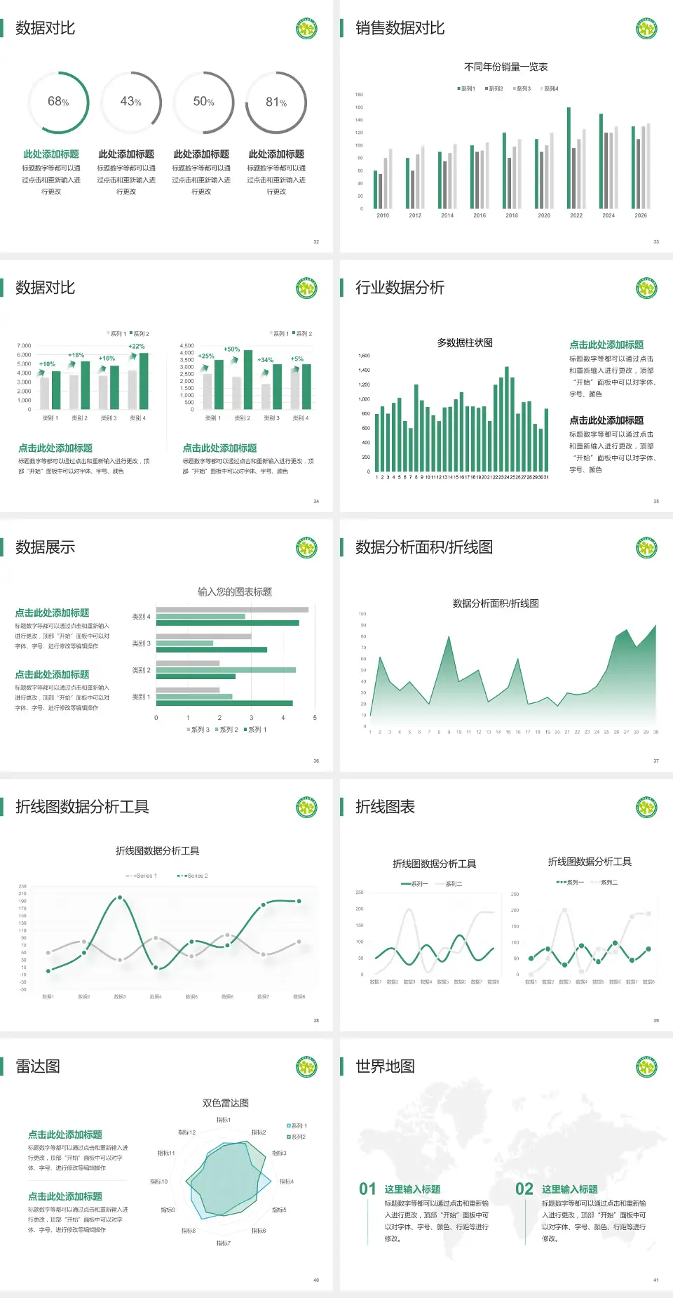 四川大学华西第二医院会议与研讨会PPT模板4:3格式幻灯片预览图5