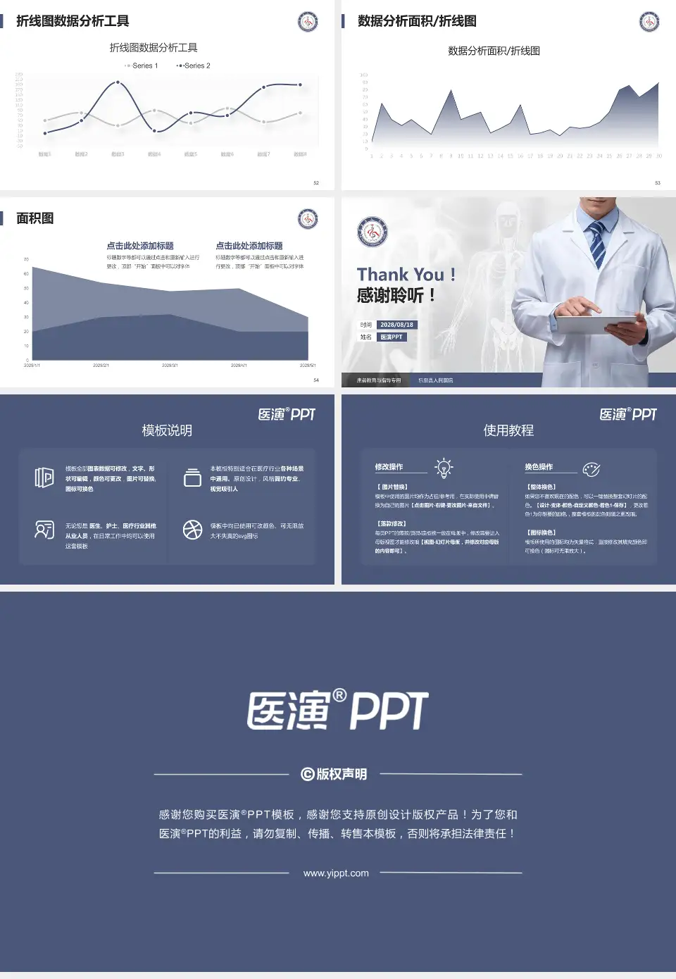 乐至县人民医院患者教育与指导PPT模板16:9格式幻灯片预览图7