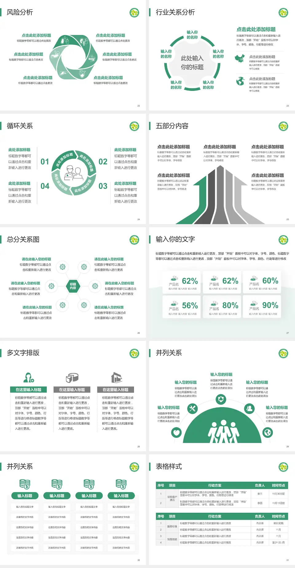 四川大学华西第二医院科室介绍与推广PPT模板4:3格式幻灯片预览图4