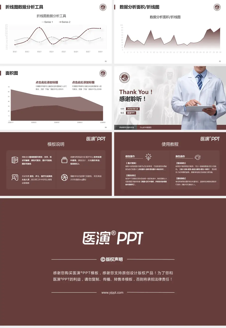 乐山市中医医院患者教育与指导PPT模板16:9格式幻灯片预览图7