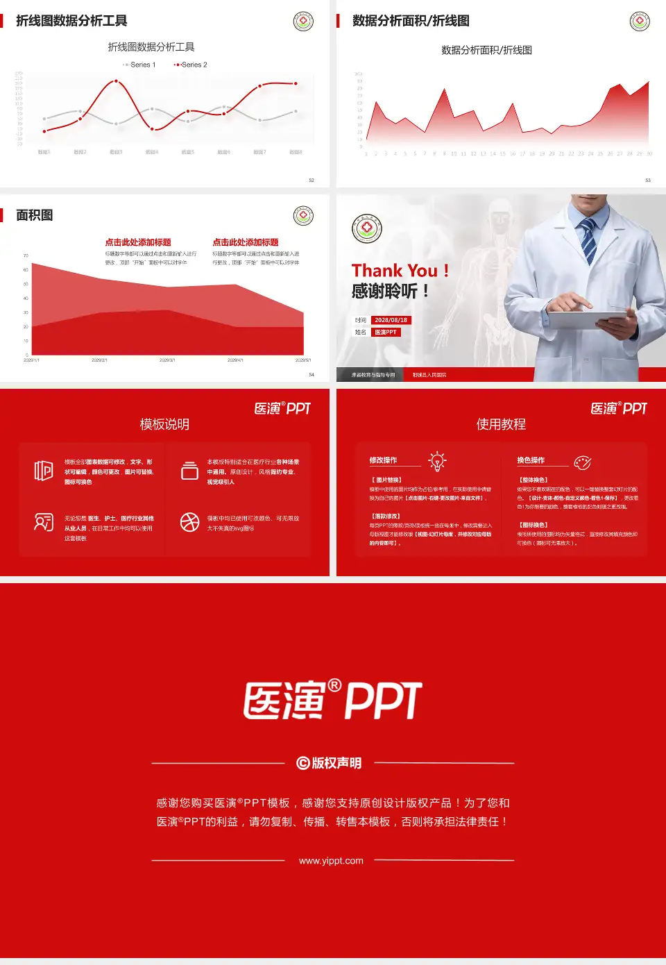 阳城县人民医院患者教育与指导PPT模板16:9格式幻灯片预览图7