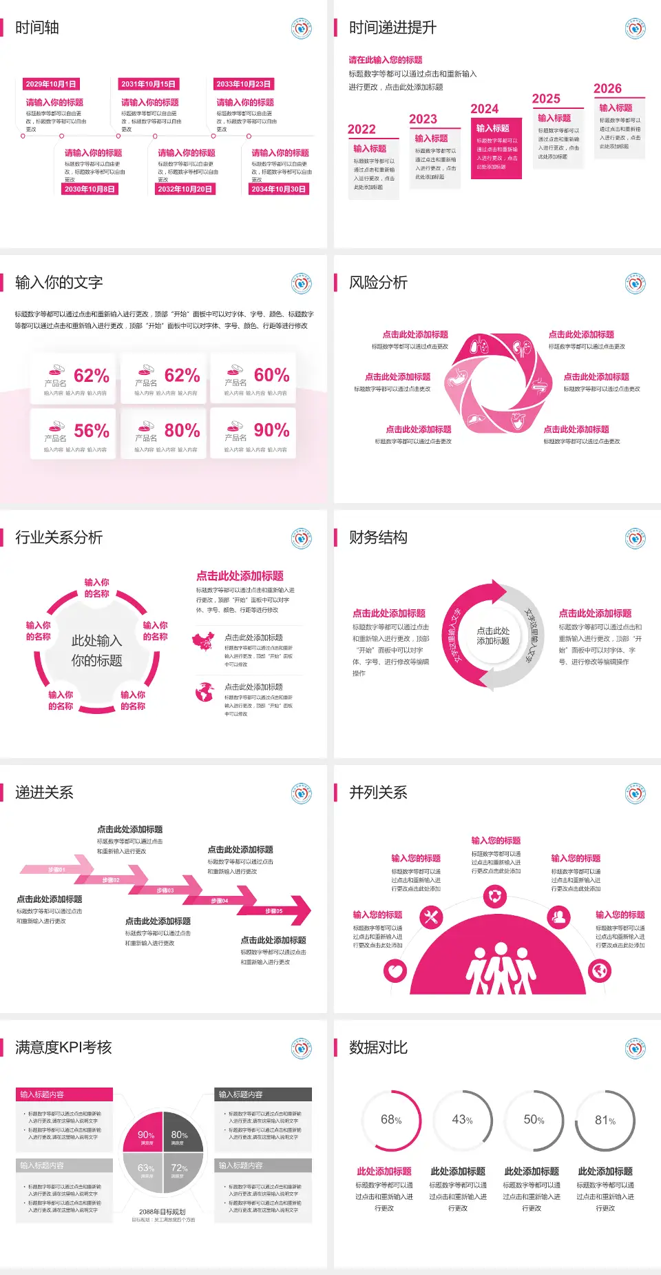 南江县妇幼保健院病例分享与讨论PPT模板4:3格式幻灯片预览图3