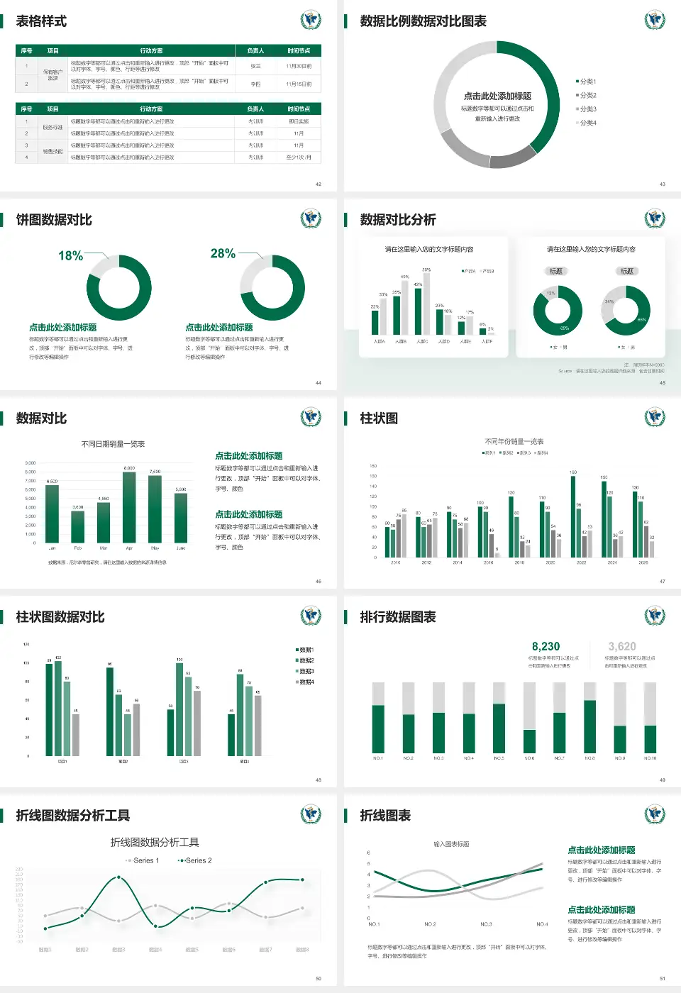 四川省肿瘤医院医院简介/日常通用PPT模板16:9格式幻灯片预览图6