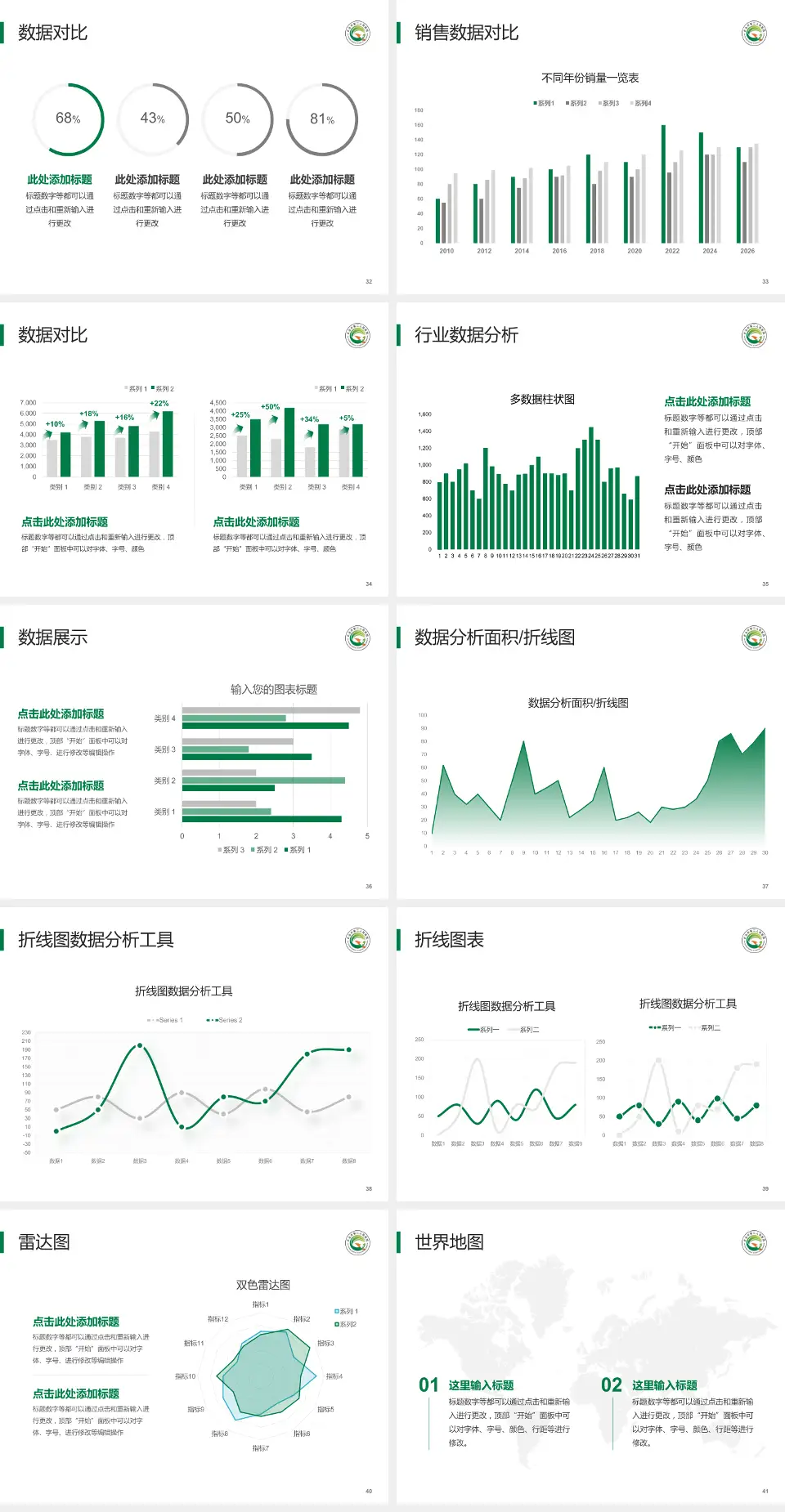 长治市第二人民医院会议与研讨会PPT模板4:3格式幻灯片预览图5