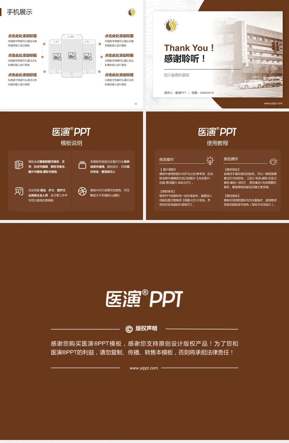 四川省骨科医院医院管理报告PPT模板4:3格式幻灯片预览图7