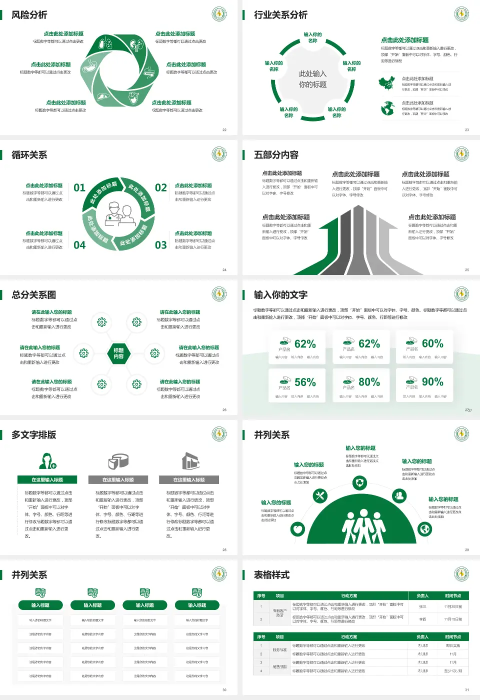 宜宾市第二人民医院临港院区科室介绍与推广PPT模板16:9格式幻灯片预览图4