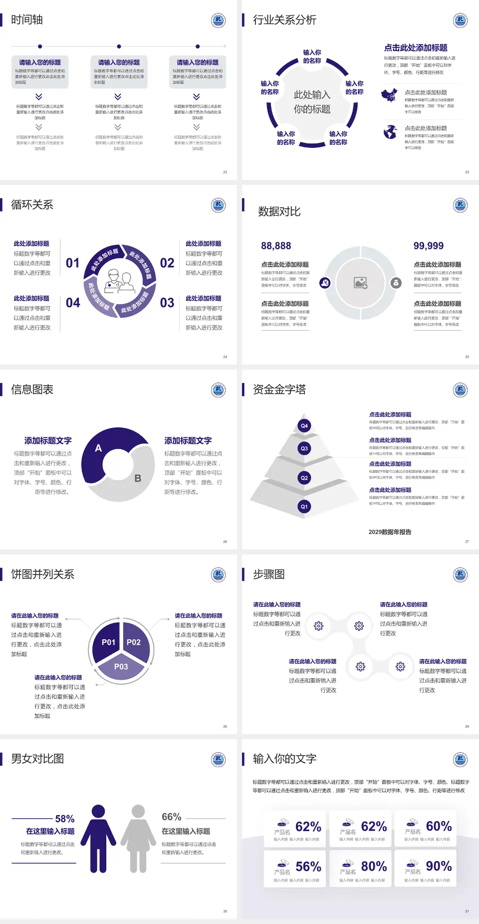 仁寿县人民医院医院管理报告PPT模板4:3格式幻灯片预览图4