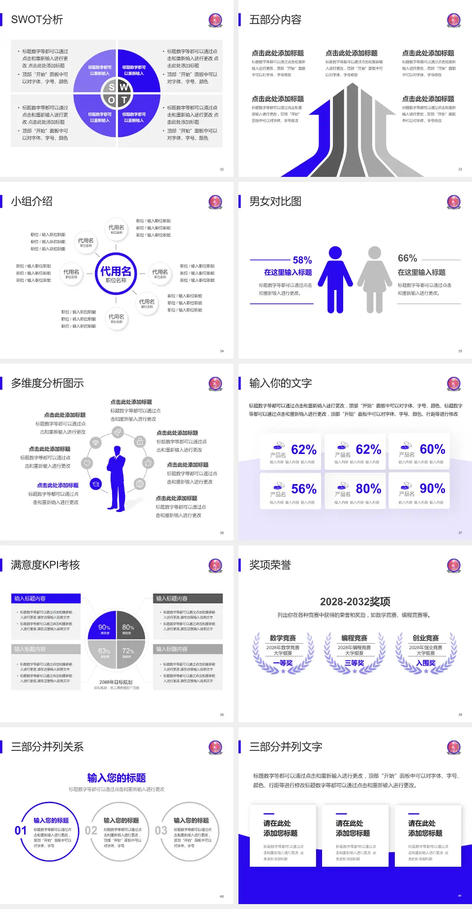 天全县中医医院医疗行业比赛专用PPT模板4:3格式幻灯片预览图5